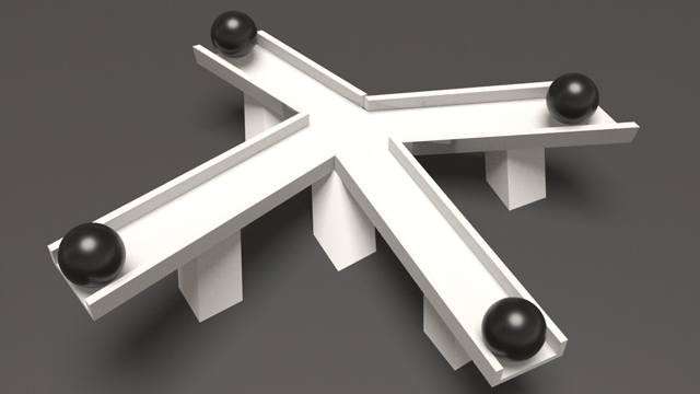 Magnetic slopes illusion