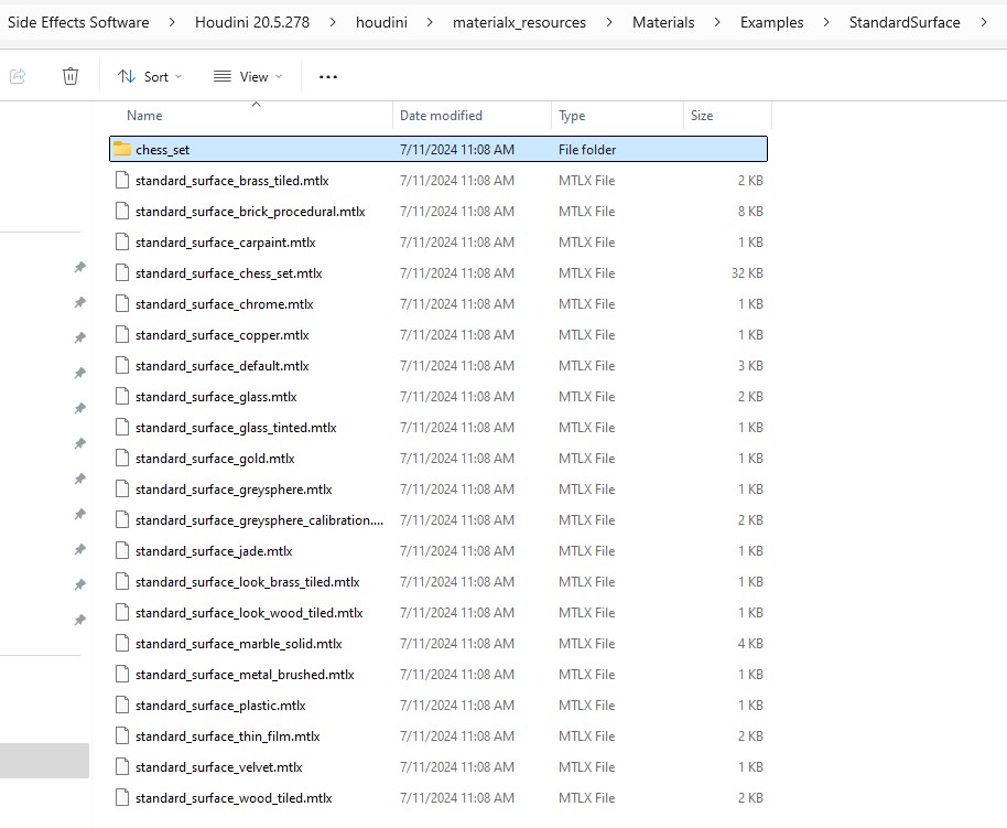 MaterialX structure in USD