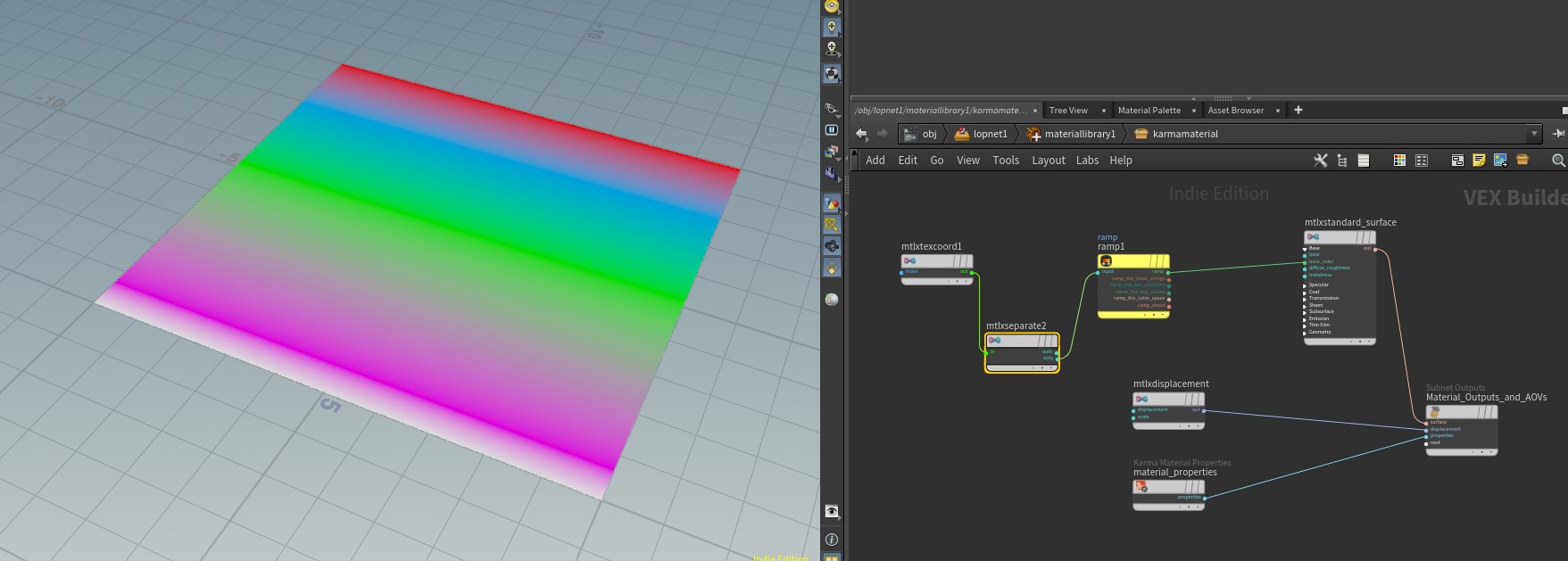 MaterialX Ramp Example