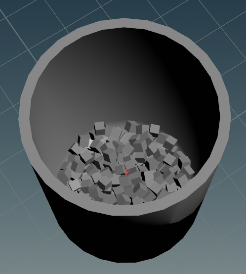 Fill container example